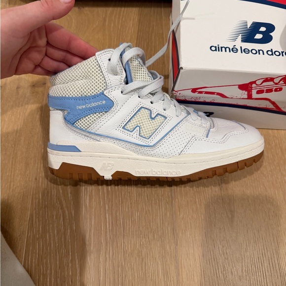 Aime Leon dore x NB White and Blue Sneakers - Picture 2 of 4